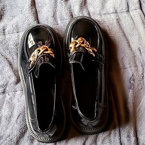 Brand new patent loafers